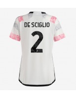 Juventus Mattia De Sciglio #2 Vieraspaita Naisten 2023-24 Lyhythihainen